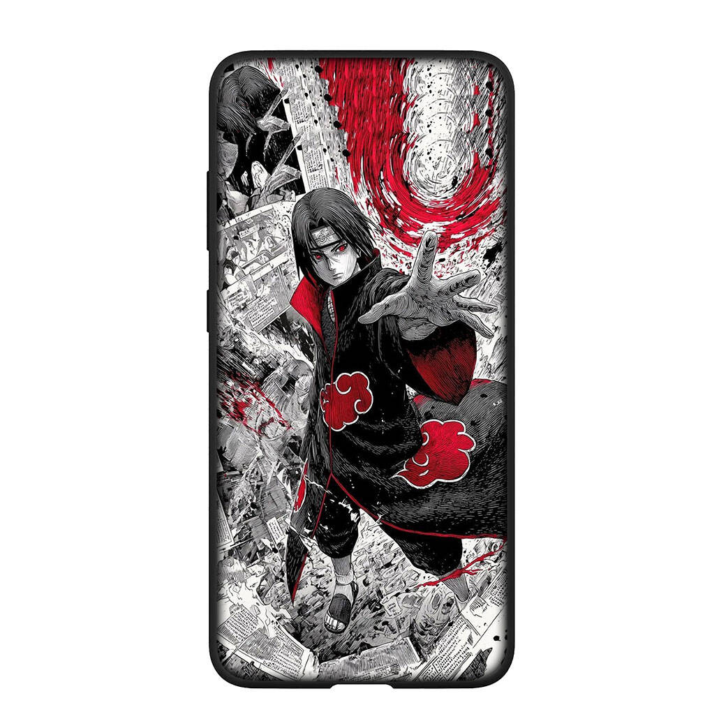 Custodia per Telefono per Samsung Galaxy S25 S23 S24 Ultra FE Plus A05 A06 A15 A16 A36 A37 A35 A54 A55 A56 A57 A25 A26 A53 A17 Funda Uchiha Itachi Narutos Cover