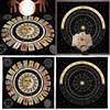Tapis de divination à pendule de forme carrée, nappe d'autel, tapis de jeu de société, tapis de jeu de runes, tapis de jeu de société métaphysique