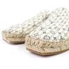 Excellent LOUIS VUITTON Monogram Espadrille Slip-on Flat Shoes Sandals 5.5 Used