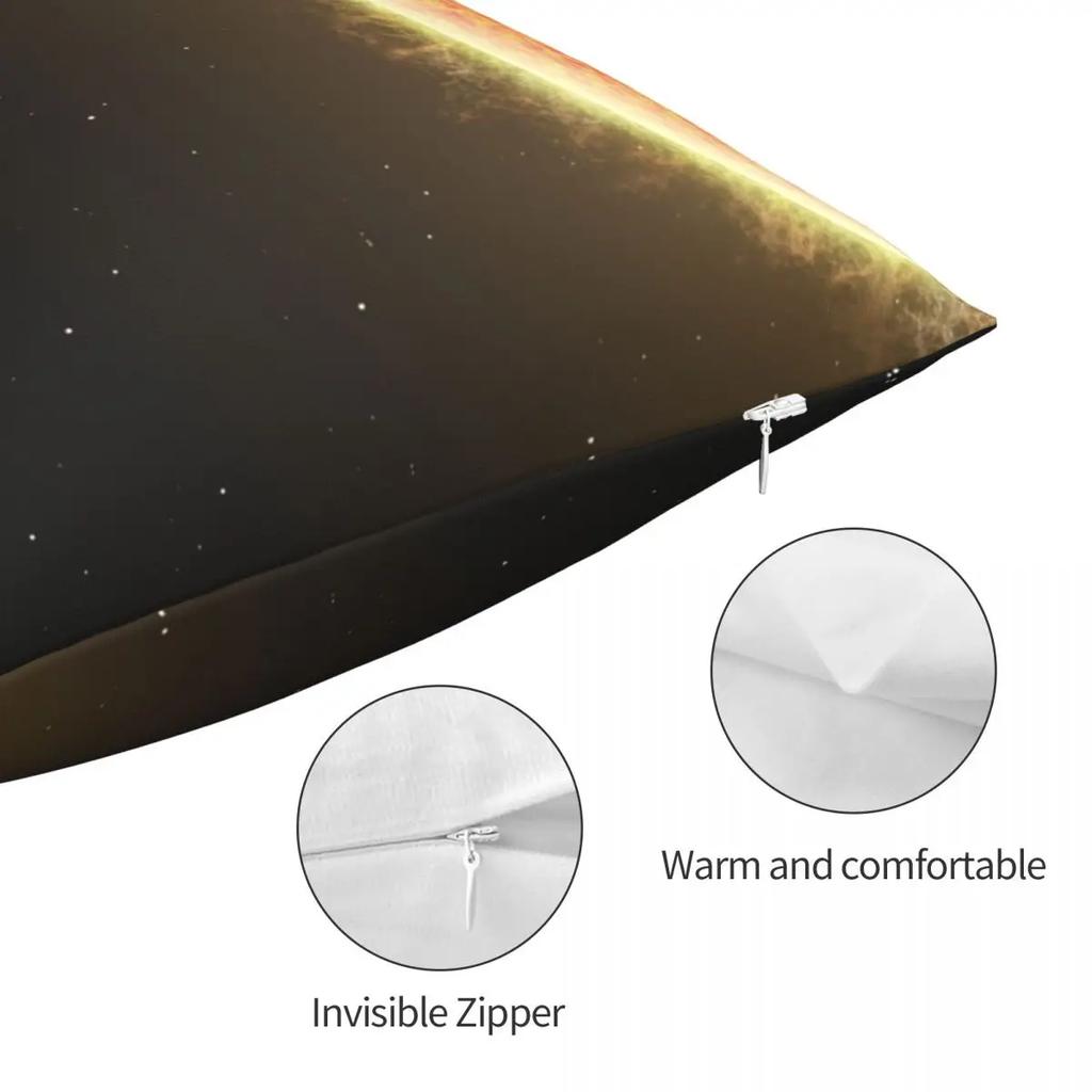 Sci-Fi Sonnensystem Kissenbezug Druck Polyester Kissenbezug Geschenk Weltraum Planet Kissenbezug Bezug Zuhause Quadratisch X