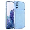 Sparkling Diamond Glitter Airbag Phone Case For Galaxy S23 FE 5G, Rhinestone Shockproof Protective Cover