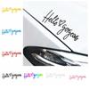 Hello Gorgeous Hello Gorgeous Cartoon Sticker Reflective Hello Gorgeous Decals  Window Trunk Bumper