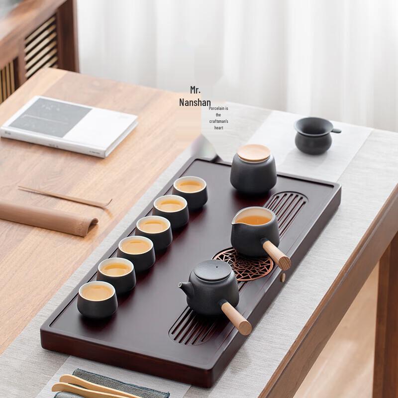 Nanshan Mr. Black Pottery Kung Fu Tea Set