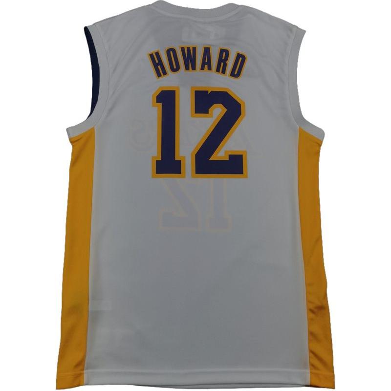 Adidas X NBA Collaboration Los Angeles Lakers Dwight Howard Logo Home Sleeveless Basketball Jersey Men jersey White 7818A-3L9-AEB1857