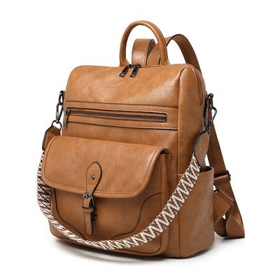 Women's Backpack Lightweight Women's Retro Backpack Large Capacity Casual Travel Dual-purpose Single Shoulder Bag