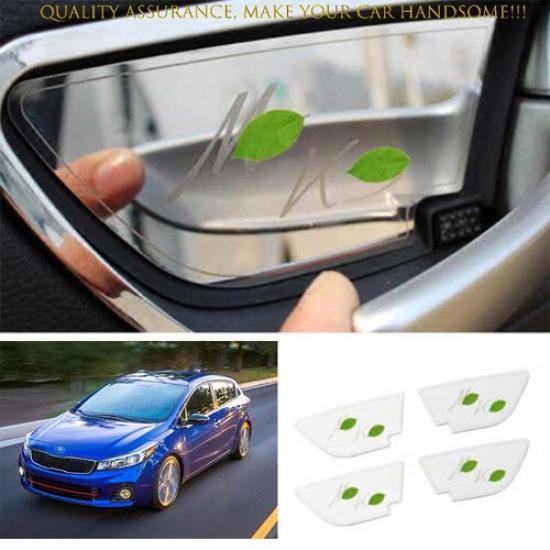 Для Kia Forte K3 2014-2018 Хромированная сталь Внутренняя ручка двери Чаша Ручка двери Накладка