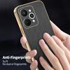 For Realme 15 Pro 5G Case Electroplating Silk Texture PU+TPU Phone Back Cover