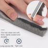 Weather Stripping Window Weather Stripping Self Adhesive Soft Wool Strip Dust Sealing Strip  Window