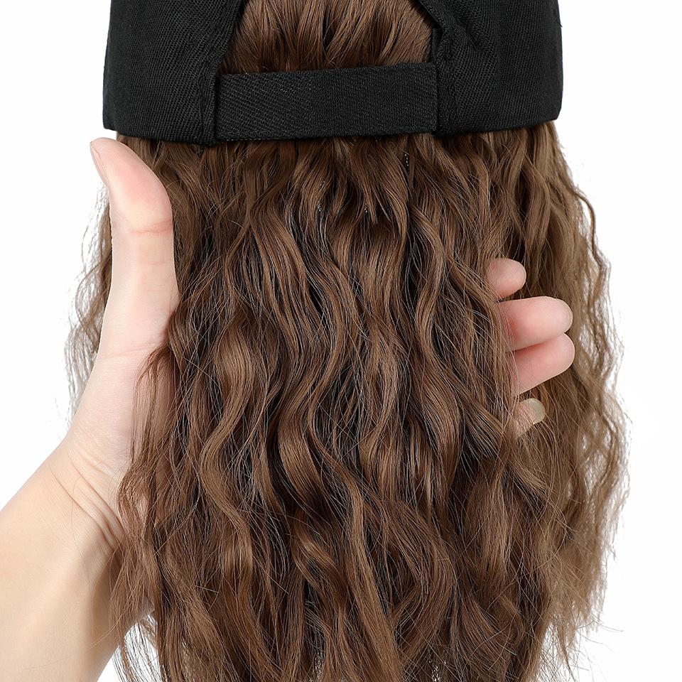 Damen Bob Perückenkappe mit Schirmmütze, All-in-One Kurzhaar Baseballkappe Perücke, Ganzjahres Universelles Vollkopf Synthetisches Haarteil für Tägliche Mode