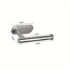 No Punching Wall Mounted Toilet Paper Holder Rustproof Anticorrosion Stainless Steel Bathroom Kitchen Roll Paper Toilet Holder