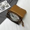 Original Japanese Style Uniform Bag Preppy Style PU Leather Messenger Bag For Students Vintage Shoulder Bag Flap Handbag Ladies
