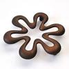 Ichiudo Nambu Ironware Teapot Trivet Copper Black Holder, Rikka,