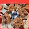Star Cookie Plush Keychain With Smiling Face Soft Toy For Kids And Teens
