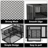 Mesh Pen Holder for Desk 8 Compartment Desk Organizer for Pens Pencils Sticky Notes Clips Office Accessories