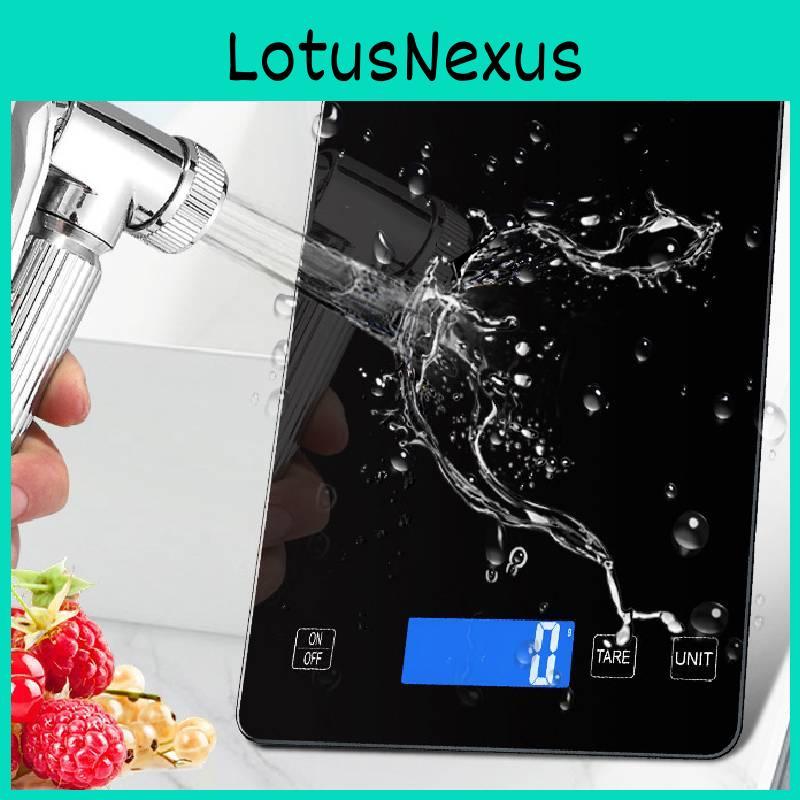 Digital Usb Glass Kitchen Scale With Stylish Design And 15 Kilogram Measurement For Home Use