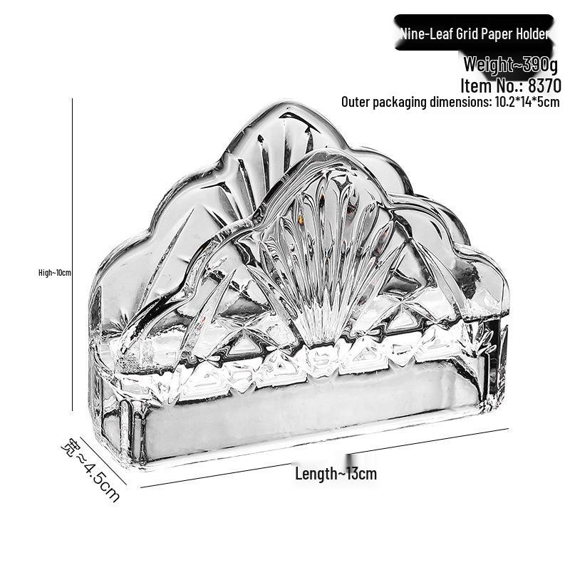 Nordic Stainless Steel Square Napkin Holder for Table or Restaurant