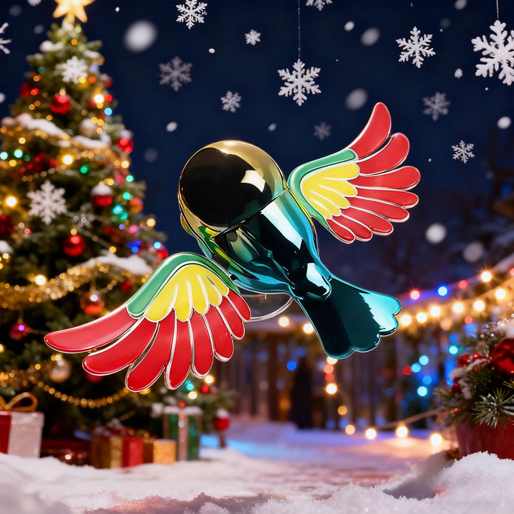 Cute Simulation Flying Little Year Car Ornament Universal For Vehicle Motorcycle Bicycle Helmet Decorations