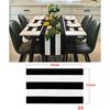 Letjolt Black and White Striped Placemats Set of 4 Black Stripe Kitchen Decor Placemats Beetlejuice Party Table Mats Dining Table Decor