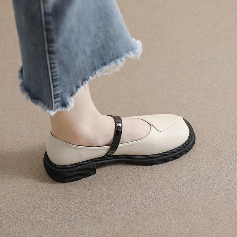 Fashion Woman Flats Moccasins Round Toe Normal Leather Casual Shoes for Women Loafers Non Slip On Sale Wholesale Shoe 2024 Summer Spring