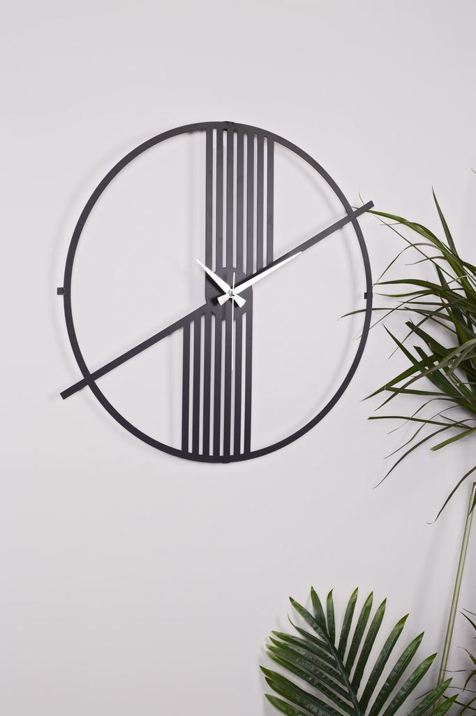 MUYIKA Tripal Metal 50x50cm Sessiz Mekanizmalı Dekoratif Duvar Saati Mds-50