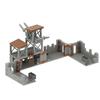 DIY Military Base Building Set: Compatible with Small Particle Blocks - Battle Royale Toy for Boys