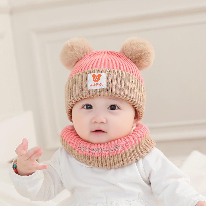Newborn Autumn Winter Wool Knit Hat for Boys & Girls