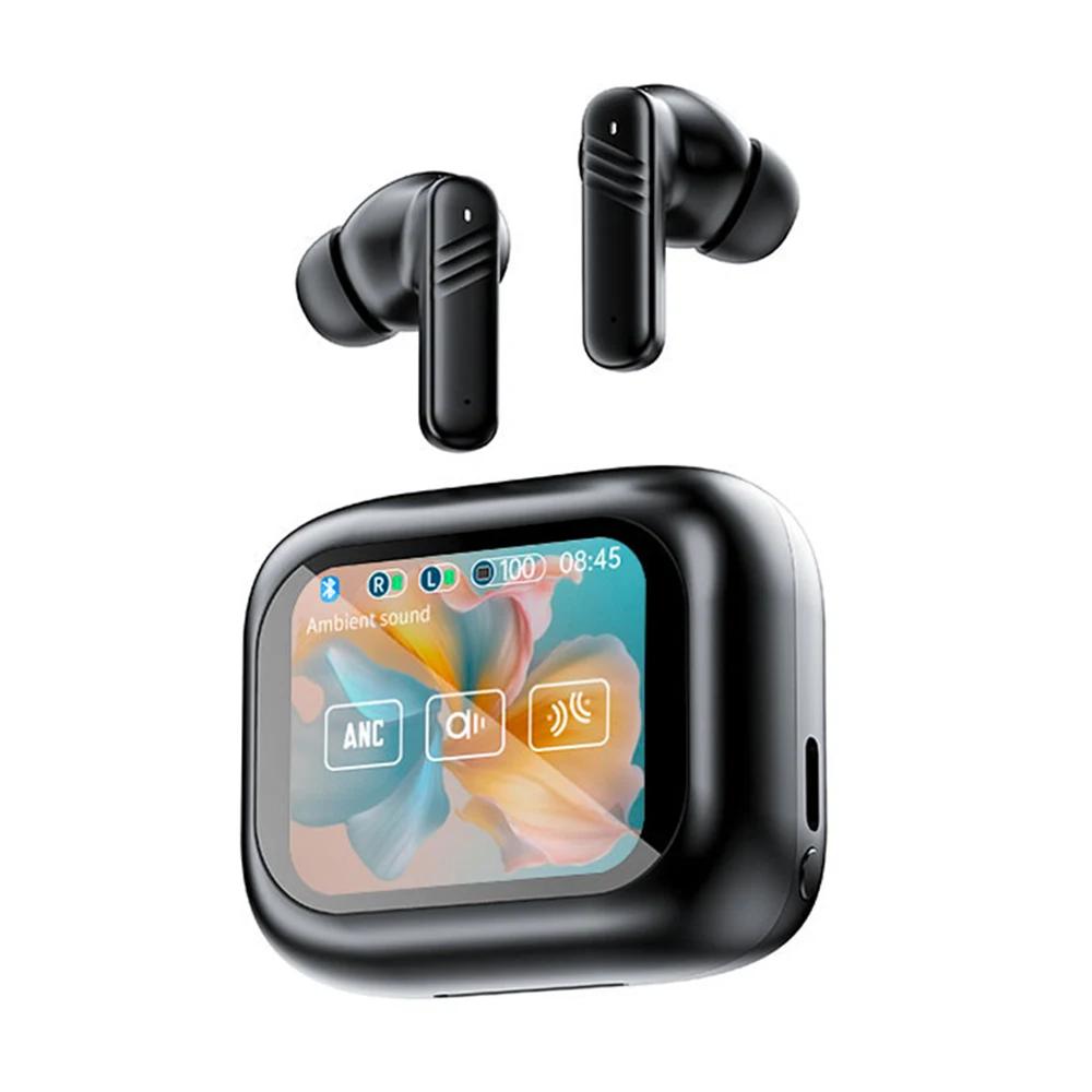 Wireless Earbuds Bluetooth 54 with AI Translation ANC Hybrid Noise Cancelling in Ear 6 Mics ENC 45H Playtime Fast Charge