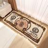 Cute Bedside Cashmere Carpet Capibara Imitation Cashmere Floor Mat,anime Rug