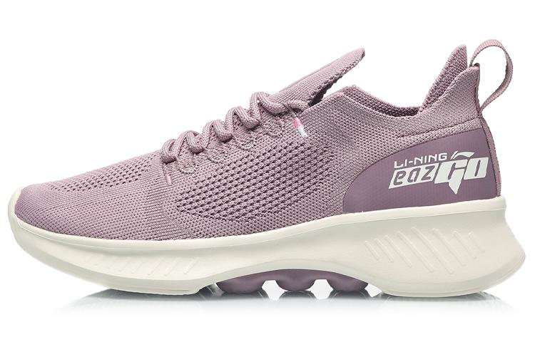 Li Ning EazGo Амортизация Отскок Дышащие Низкие Повседневные Кроссовки Женские AREQ052-3 36