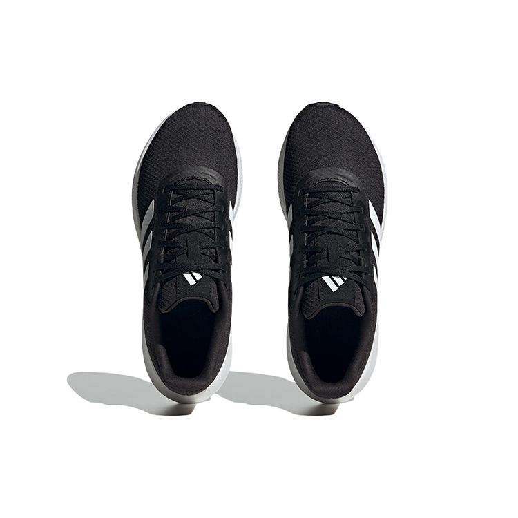adidas Runfalcon 3.0 Cloudfoam Bas Noir Blanc Baskets Homme Noir Core Blanc Cloud HQ3790