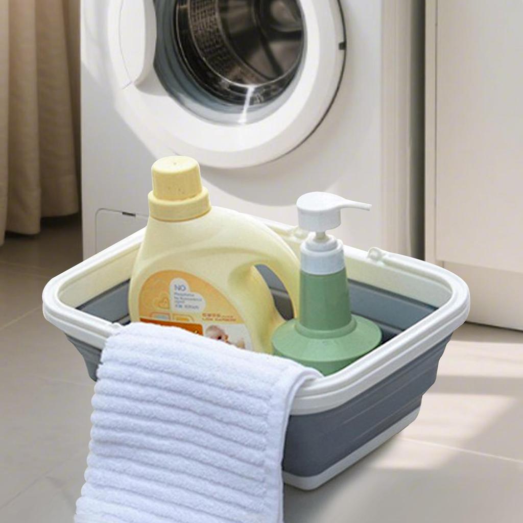 Foot Wash For Pool Foot Rinse Tub For Pool Foldable Non-Slip Bucket For Soaking Ground Shower Washing Deck Beach Outdoor