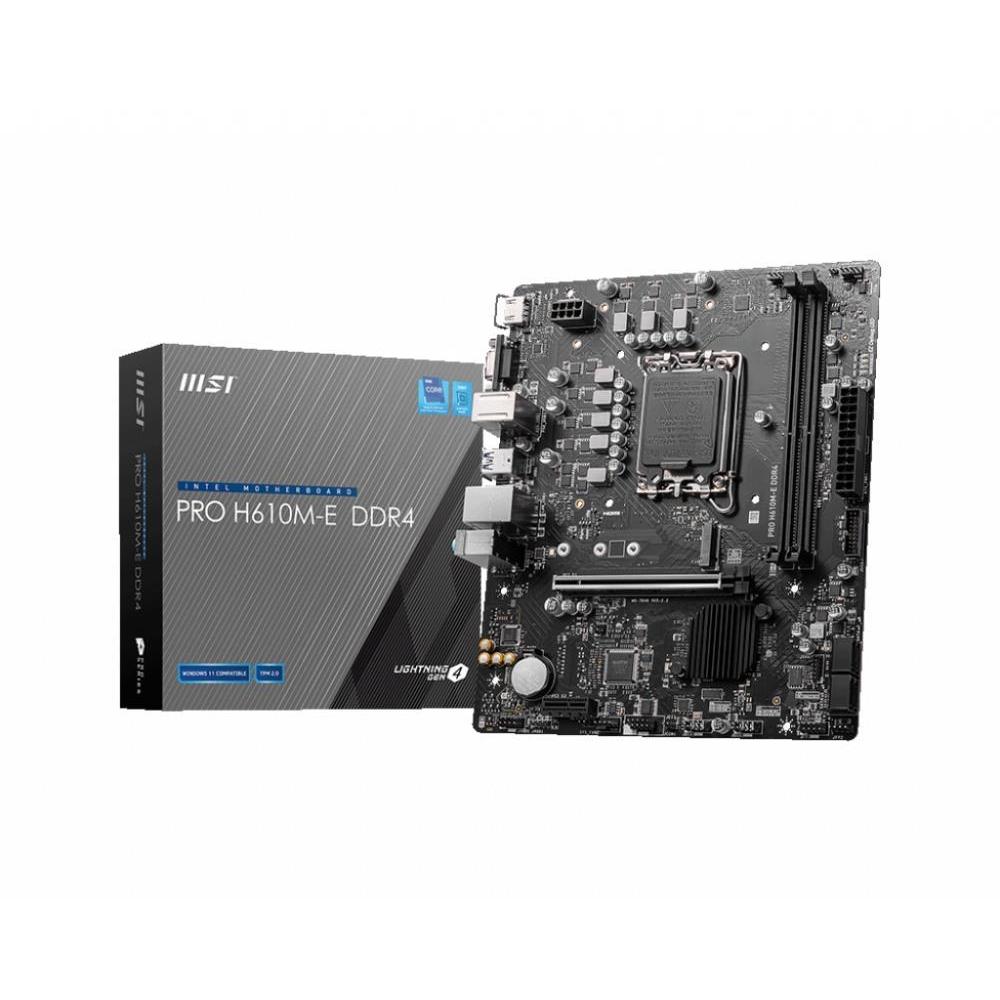 

Материнская плата Microstar Pro H610m-e Ddr4