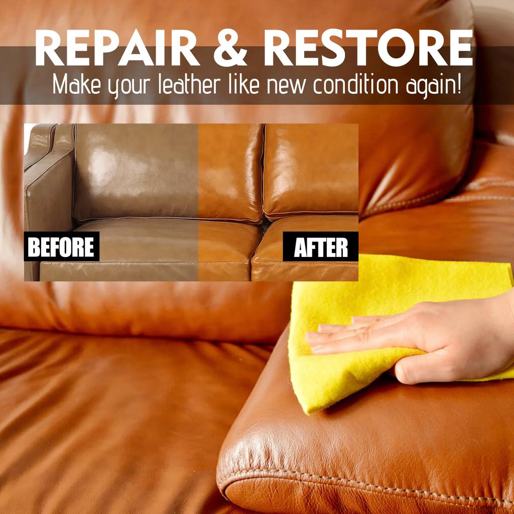 50ml Car Leather Repair Kit Liquid Skin No Heat Leather Repair Tool Car Seat Sofa Coats Holes Scratch Cracks Rips Restoration