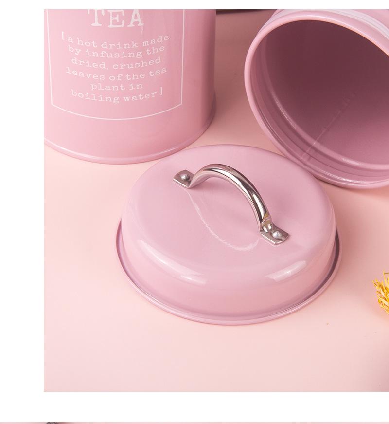 European-Style Sealed Can for Milk Powder, Coffee, Tea, Candy, or Mask Powder with Sealing Ring – Ideal for Model Room Shooting.