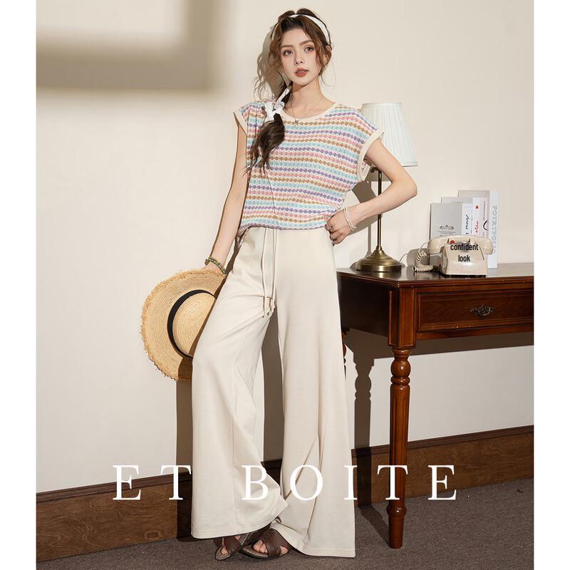 ET BOITE Summer Dopamine Knit Two-Piece Set XL