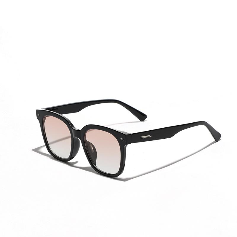 Square Large Frame Hip-Hop Rivet Glasses Frame Sunglasses Men, Popular Sunglasses Women