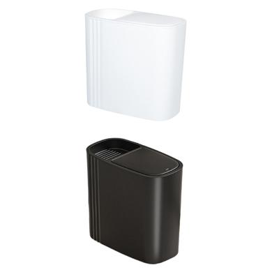 Bathroom Trash Can Small Compact Slim Garbage Bin for Home Laundry Household
