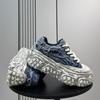 Summer Sports Casual Shoes Platform Heightening Denim Dad Trendy Shoes