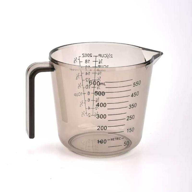 Plastic Measuring Cup With Ergonomic Handle Kitchen Measuring Tool For Precise Baking Cooking And Kitchen Use