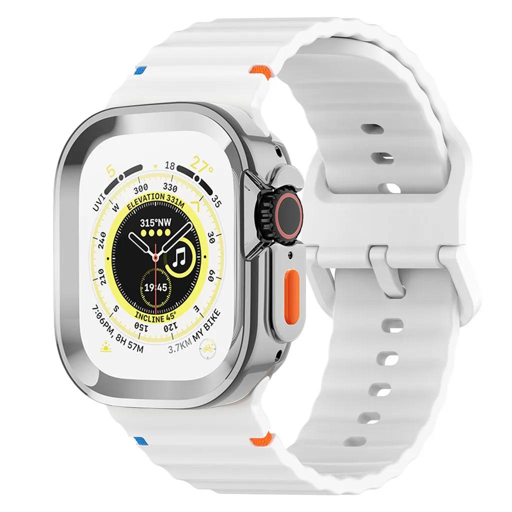 Hülle+Silikonarmband für Apple Watch Ultra 3 2 49mm 46mm 42mm 45mm 44mm 41mm 40mm Uhrenarmband Für Serie 11 10 9 8 7 6 5 4 SE3/2/1