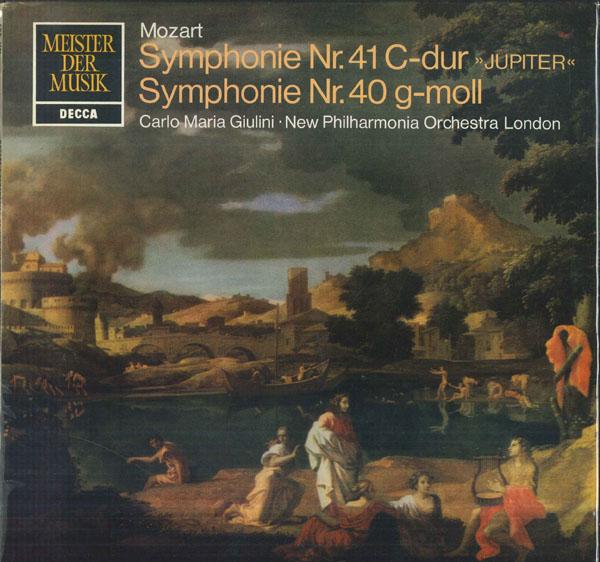 LP Record CARLO MARIA GIULINI NEW PHILHARMON  Mozart Symphonie Nr40 Gmoll Kv550 SMD1101 DECCA Germany Classical Used