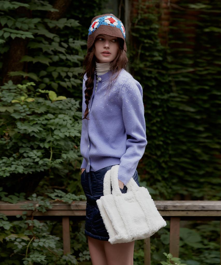 Studio&Parc Shearing Tote Bag_White