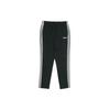 Essentials 3-Stripes Tapered Open Hem Cotton Blend Track Pants Men Black/White DU0456