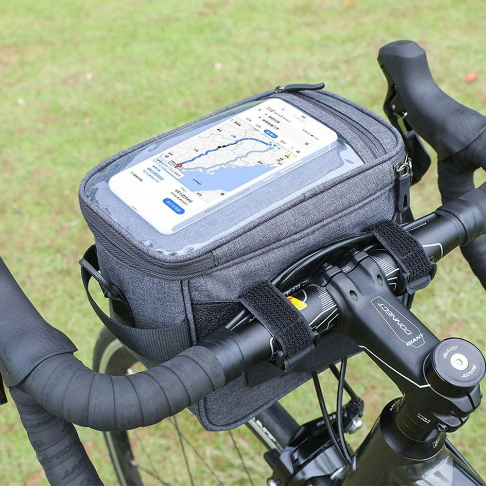 

Shoulder Bag Touch Screen Handlebar Bag Bicycle Frame Bag Bike Front Handlebar Bag Bicycle Pouch