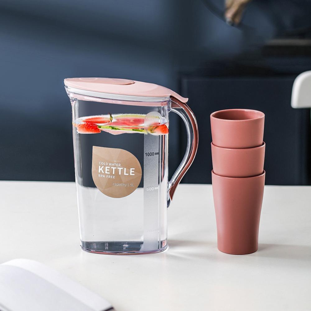 Heat Resisttant Water Pitcher Large Capacity Water Pot BPA Free Water Jug  Dinning Room