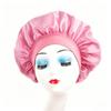 Wide Brim Satin Nightcap: Elastic Silk Hair Protection Scarf for Men & Women, Solid Color, Bath & Chemo Cap.