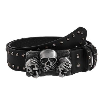 Ceinture de Taille Chaîne Cloutée Punk pour Costume Décontracté Ceinture pour Jean Robe