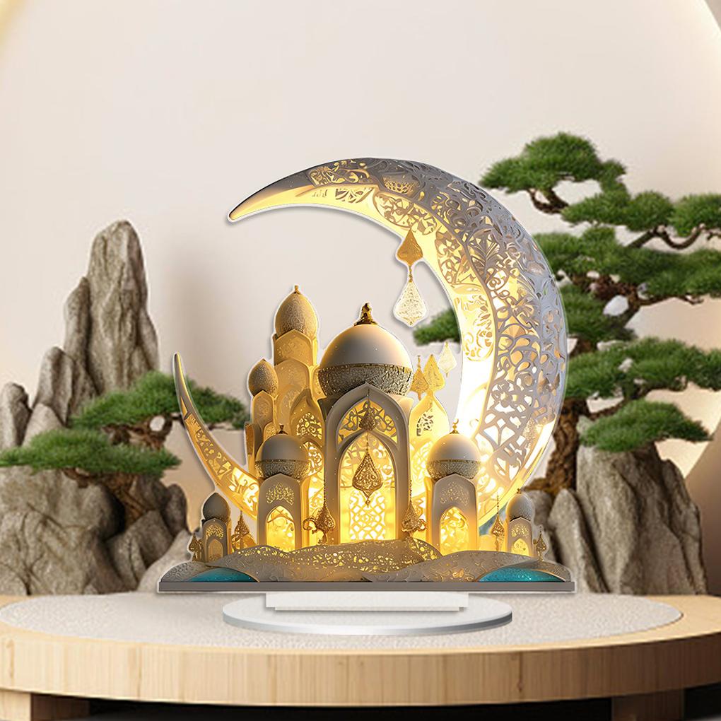 Double-layer Ramadan Table Decor Designed For Daily And Beauty These Elegant Dining Table