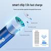 1.5V AAA Smart Charger & Rechargeable Batteries Set (4-Pack) for Toys and Electronics