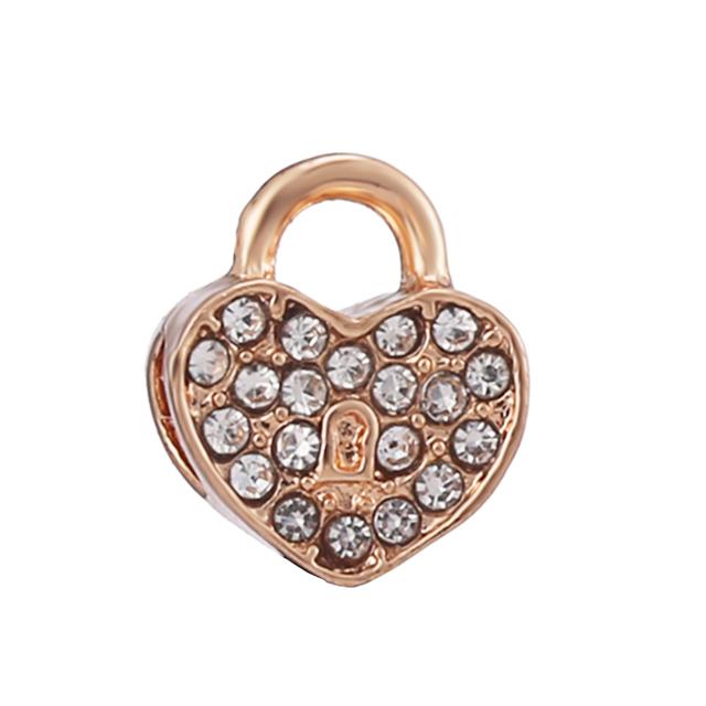 2pcs /Lot 45 Styles Key &Lock Sparkling Beads Charm Pendant Fit Diy Original Bracelets Necklaces For Women Men Jewelry Making